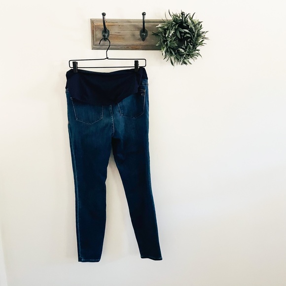 Madewell Maternity Blue Over Belly Skinny Jeans 28 - Picture 5 of 8